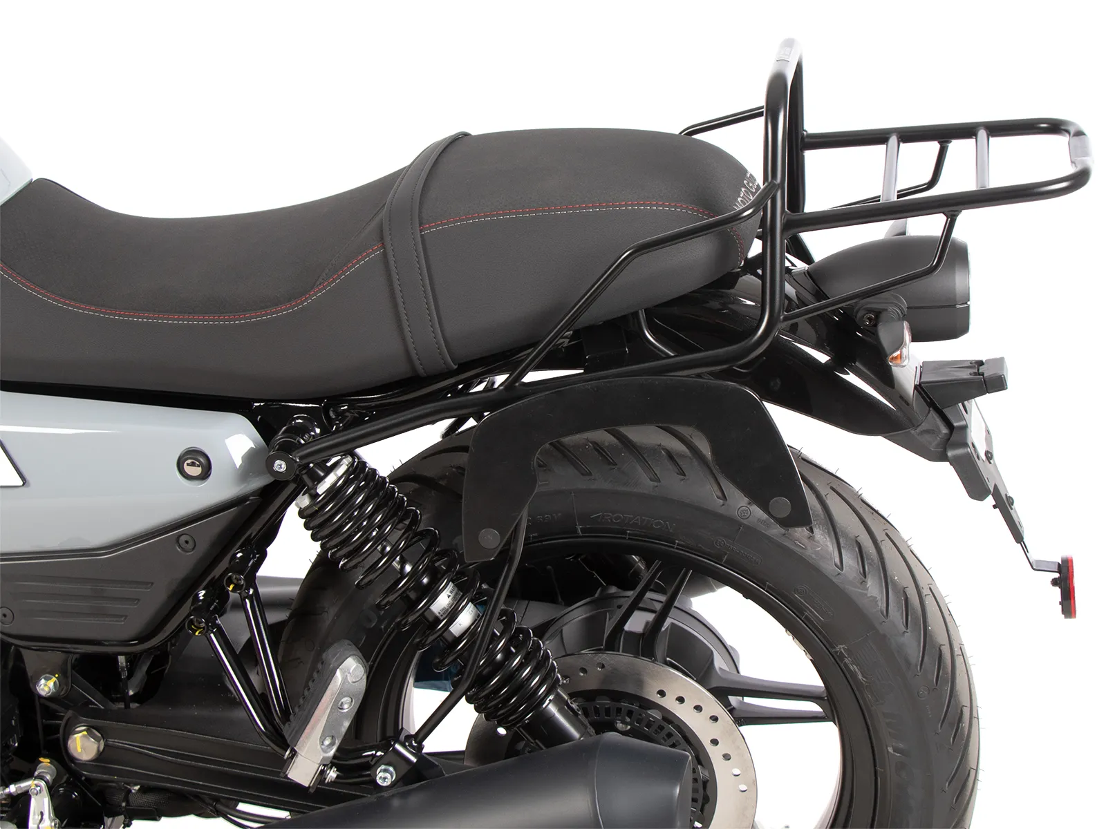 Tubular luggage rack Topcaseträger black for Moto Guzzi V7 Stone (2025-)