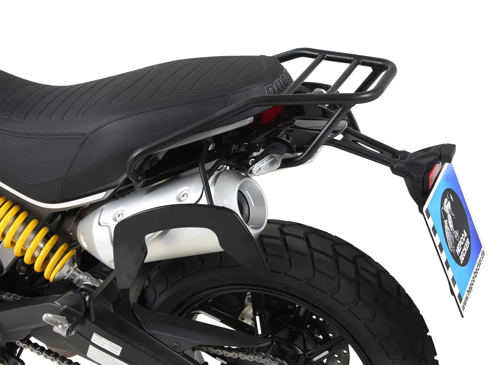 Tubular luggage rack black for Ducati Scrambler1100/Special/Sport (2018-2020)