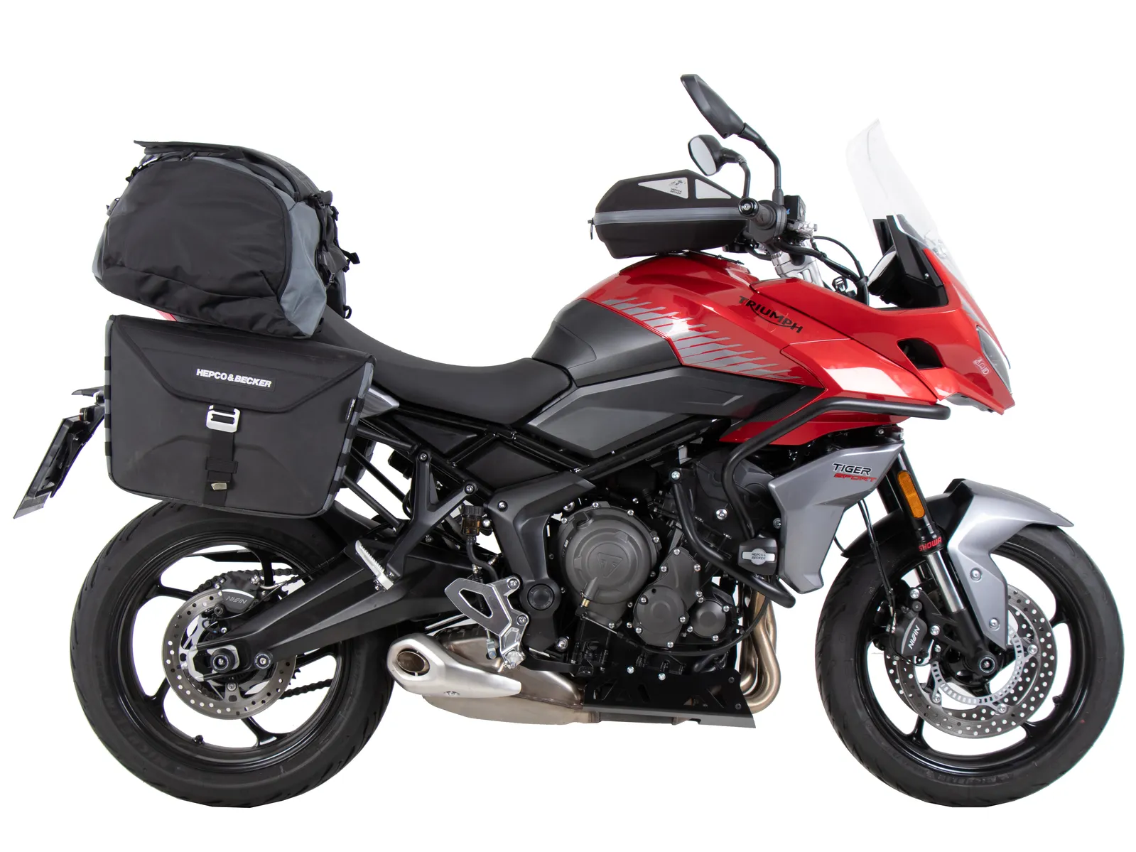 Alurack top case carrier black for combination with original luggage rack for Triumph Tiger Sport 660 (2022-2025)