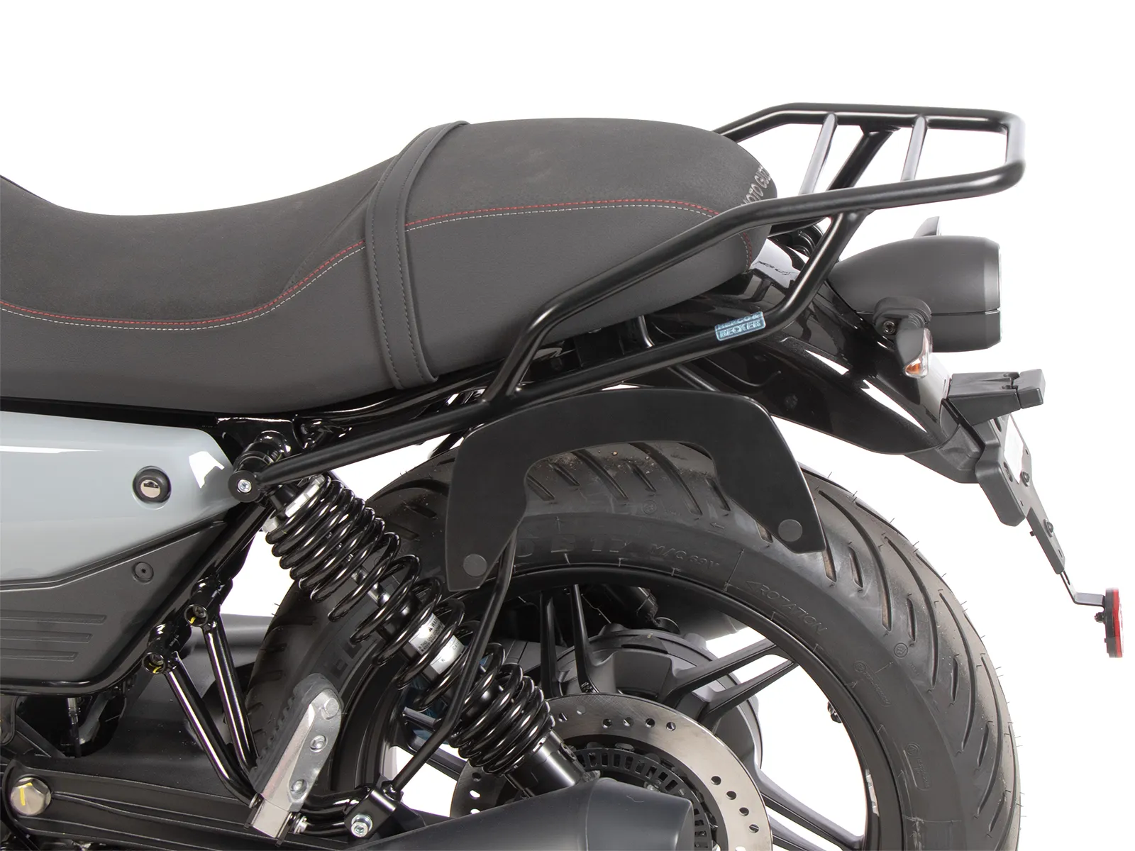 Tubular luggage rack black for Moto Guzzi V7 Stone (2025-)