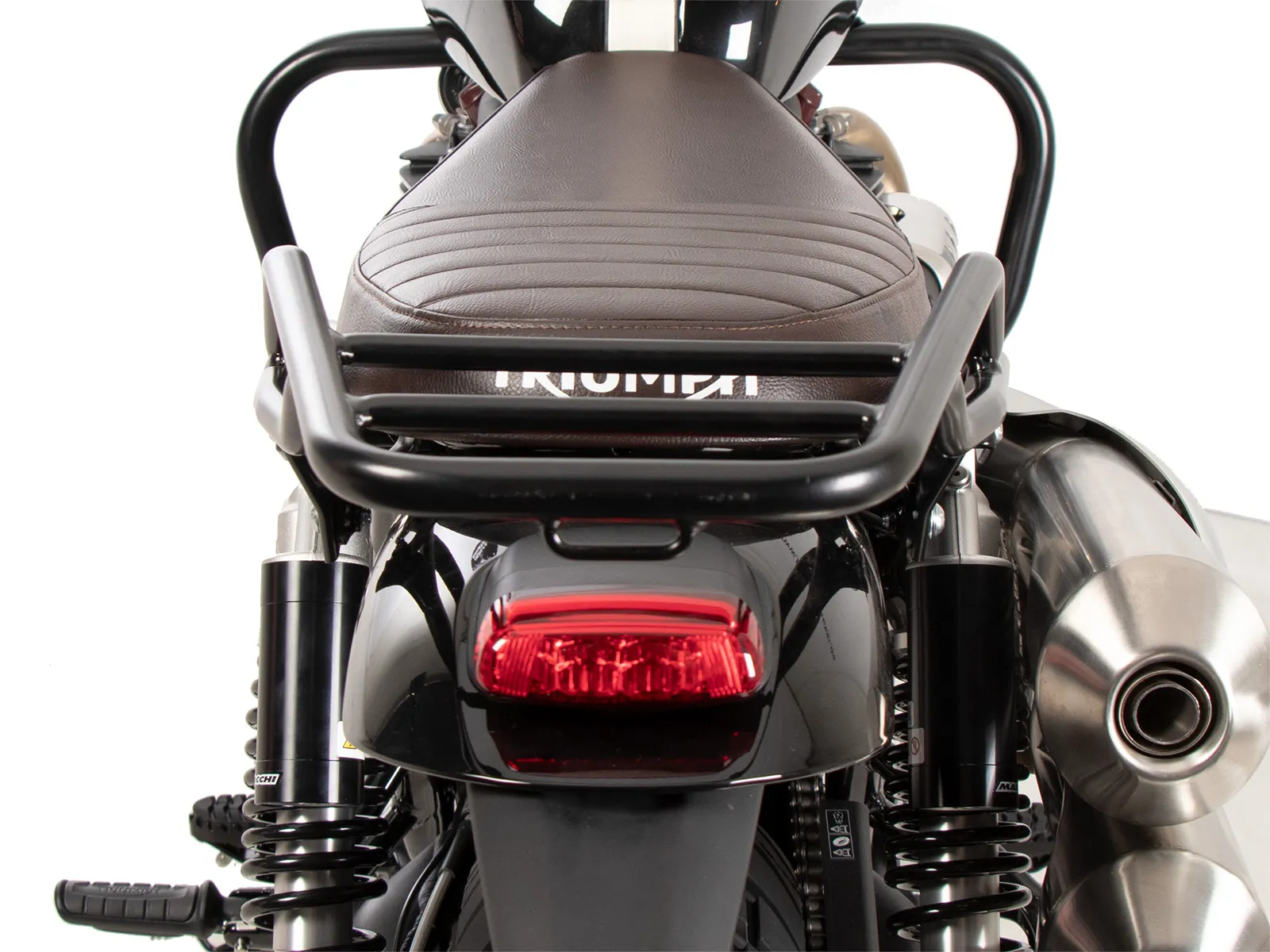 Tubular luggage rack black for Triumph Scrambler 1200 X (2024-)