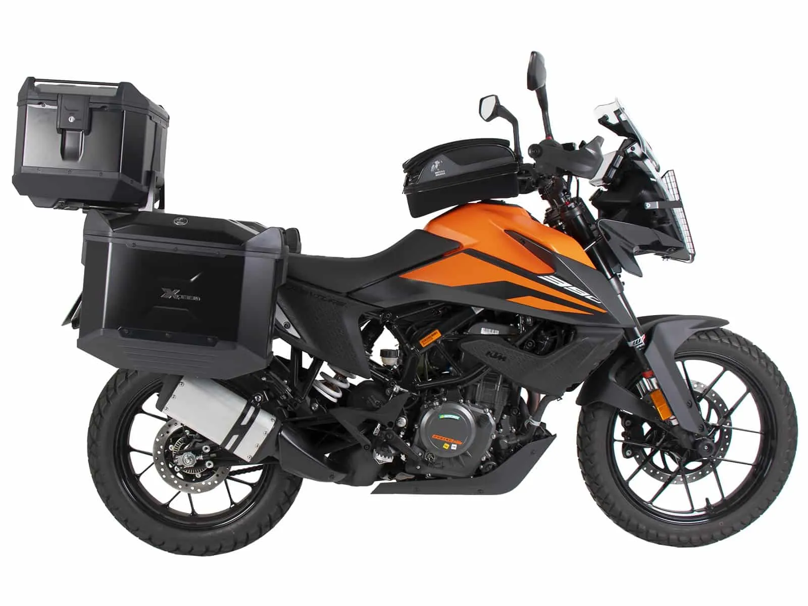 Easyrack top case carrier black for KTM 390 Adventure (2020-2024)