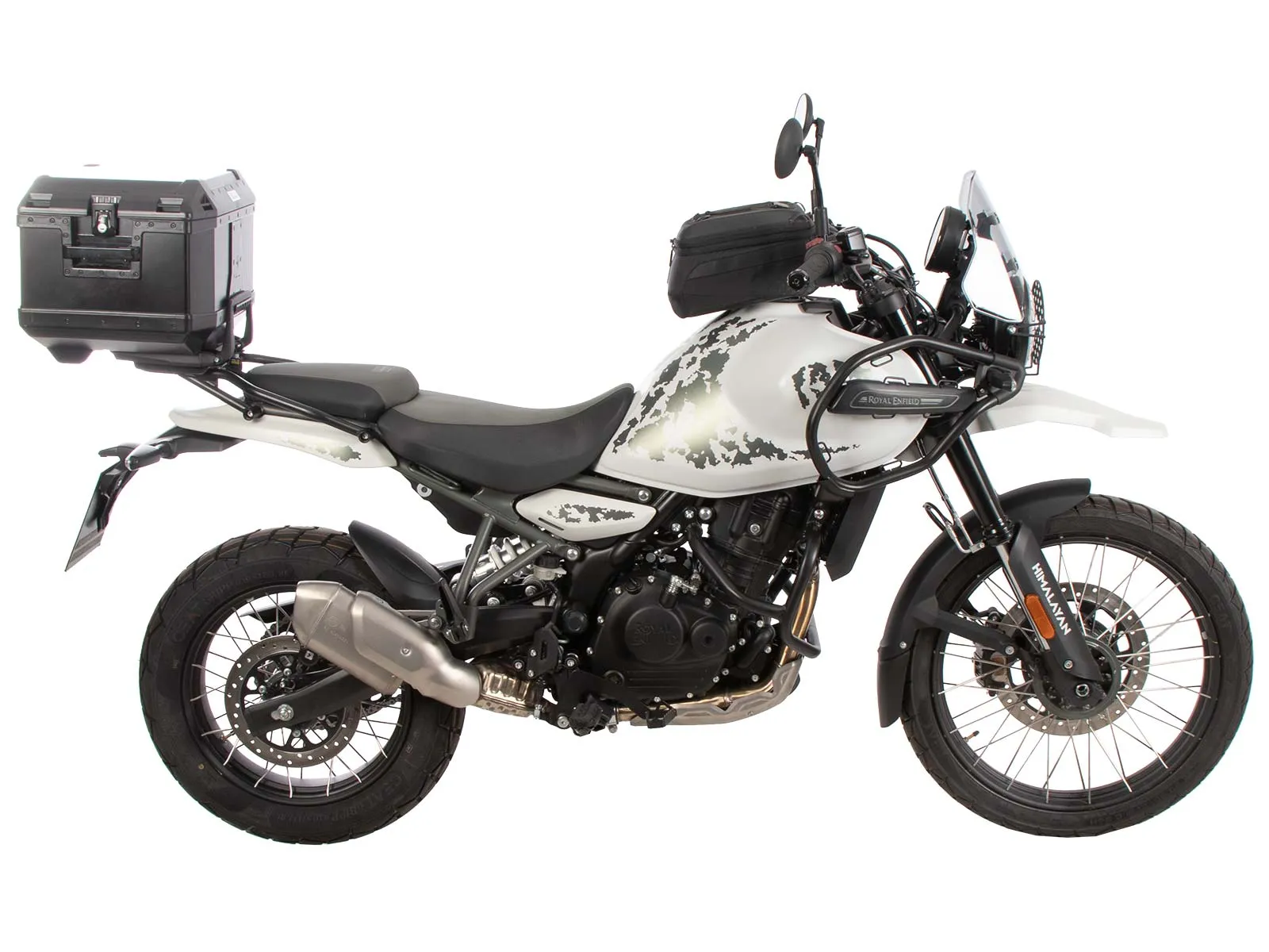 Easyrack top case carrier black for combination with original luggage rack for Royal Enfiel Himalayan 450 (2024-)