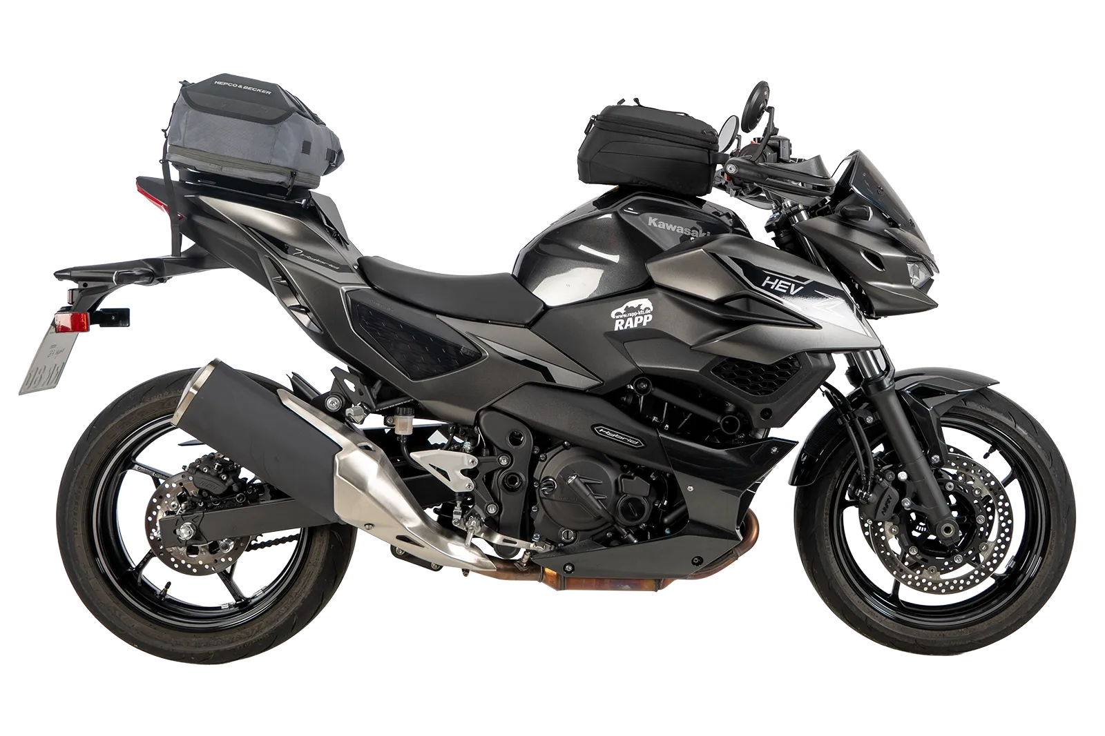 Sport rack black for Kawasaki Z7 Hybrid (2024-)