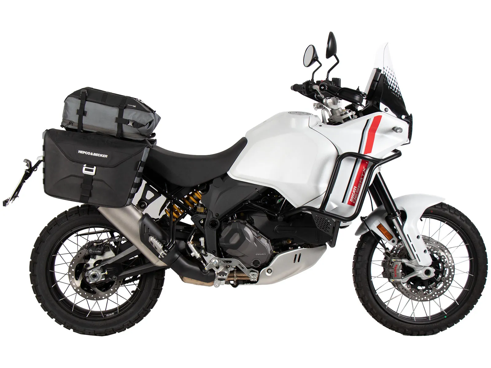 Sport rack fixed black for Ducati Desert X (2022-)
