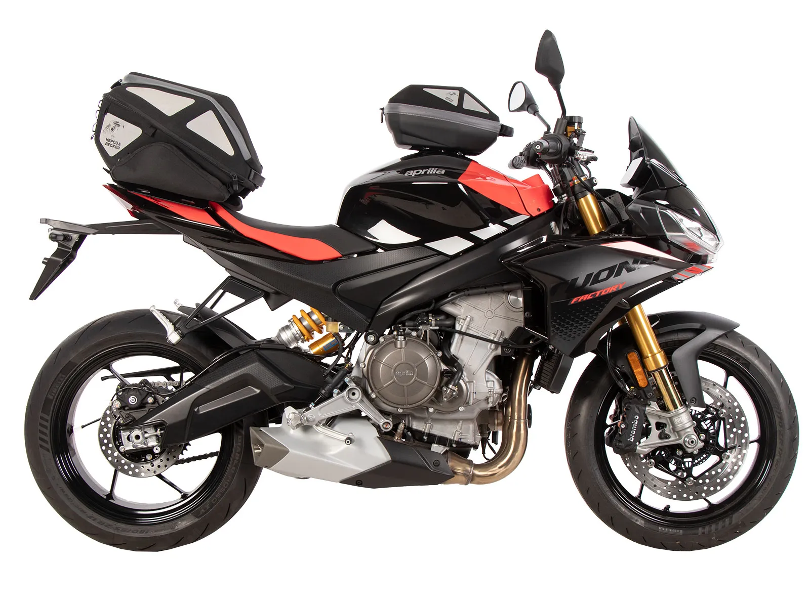 Sport rack black for Aprilia Tuono 660 Factory (2022-)