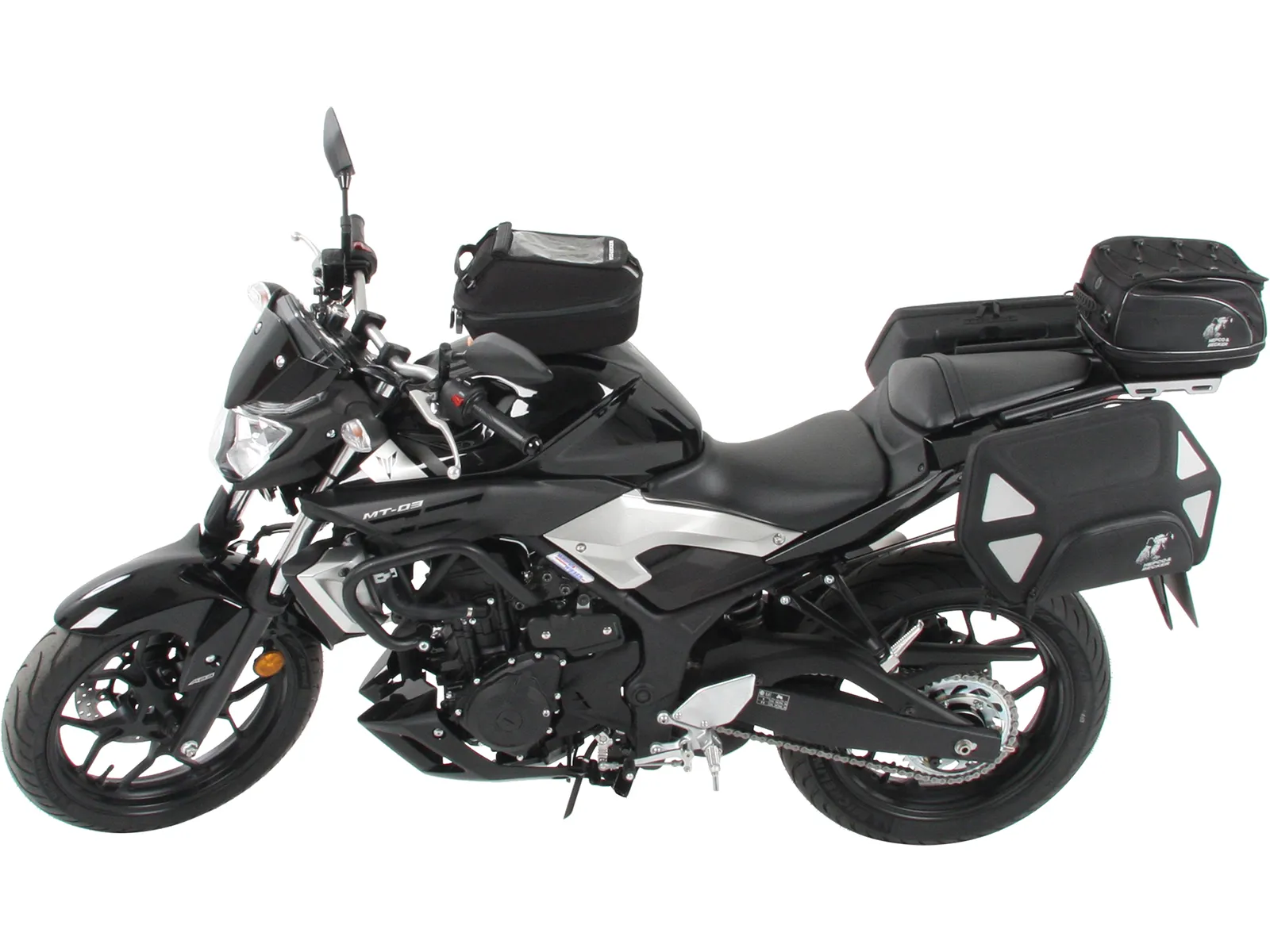 Smartrack rear carrier black for Yamaha MT-03 (2016-2019)