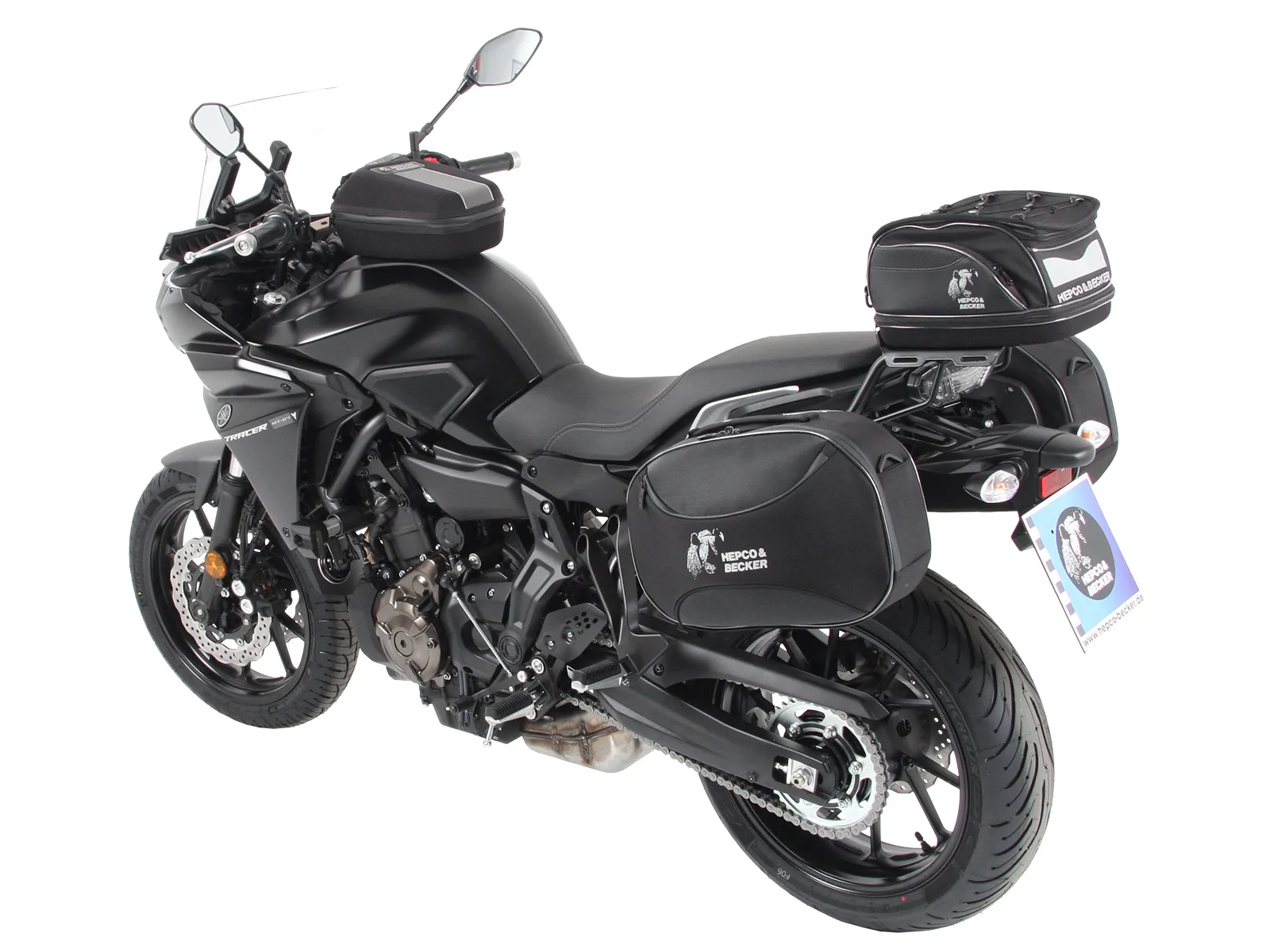 Smartrack rear carrier black for Yamaha Tracer 700 (2016-2020)