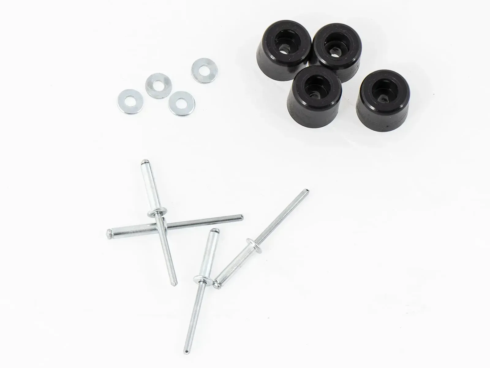 Moving limitation plastic stopper incl. Rivets for Hepco&Becker leather bags Liberty/Nevada/Buffalo/Ivory/Rugged