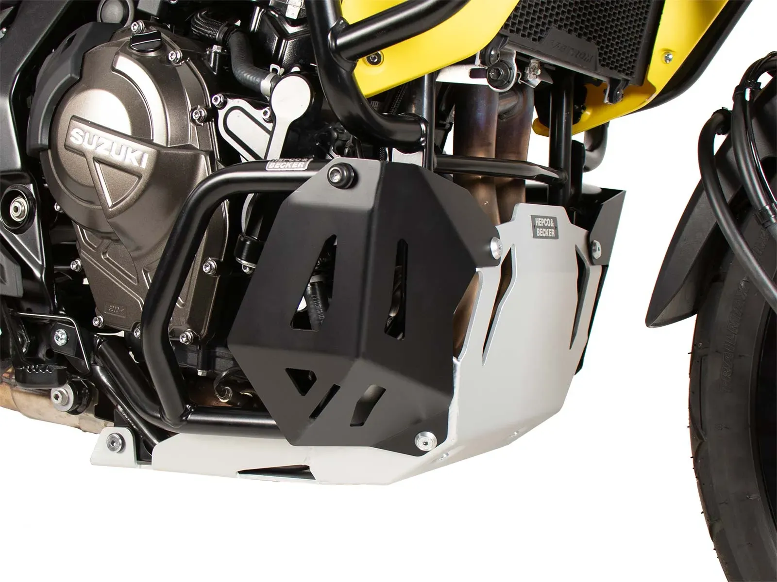 Engine protection plate silver for Suzuki V-Strom 800 (2024-)