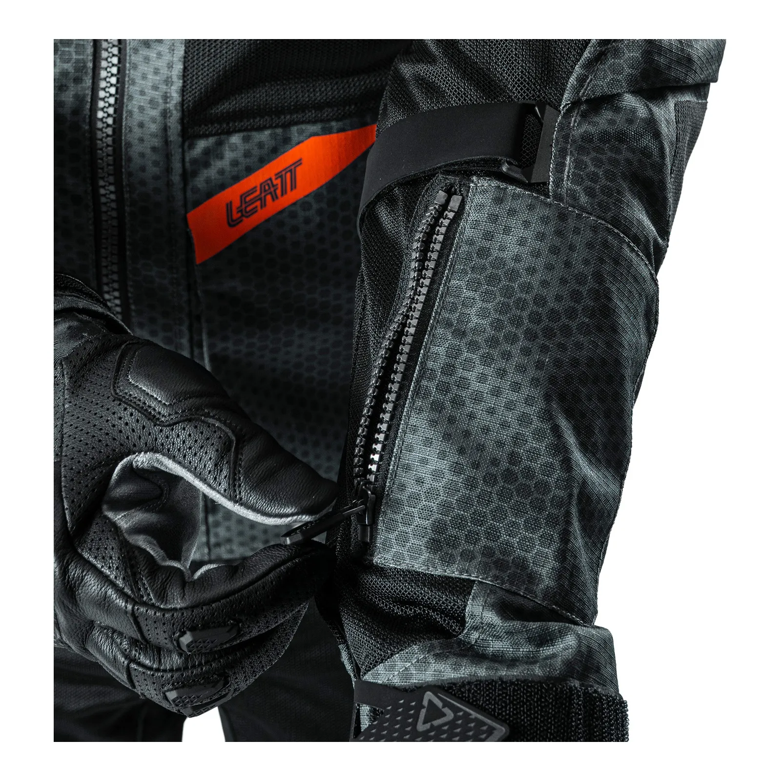 Leatt 4.5 ADV FlowTour Jacket (Short) - Iron / Grey (S/US38/EU48)