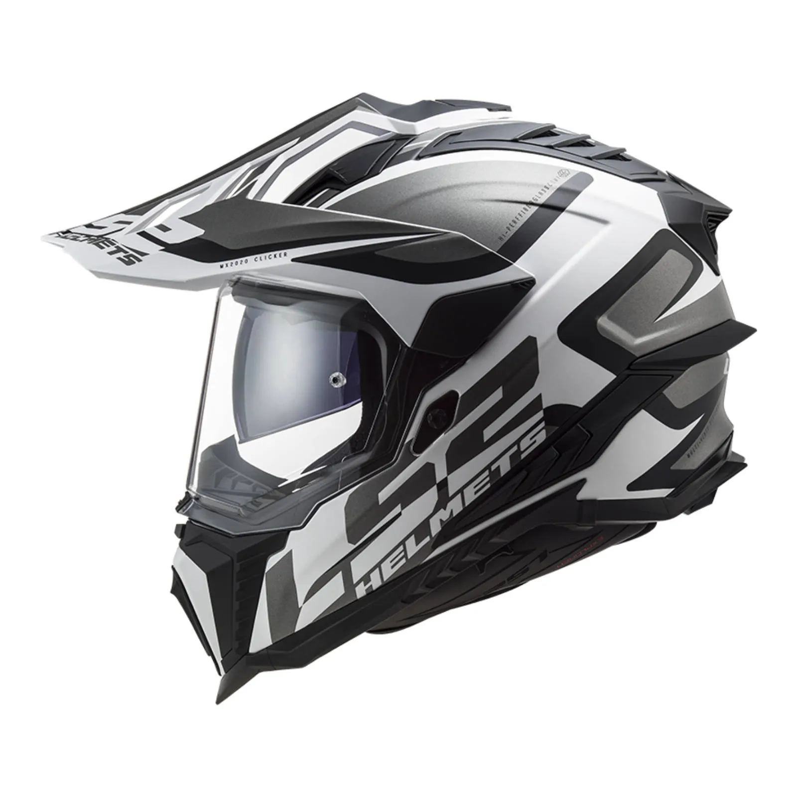 LS2 MX701 Explorer HPFC Alter (XS) Matte Black / White 06