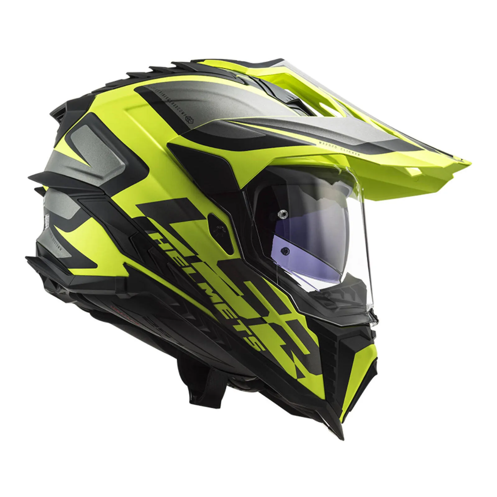 LS2 MX701 Explorer (XS) Alter - Matte Black / Hi-Vis Yellow