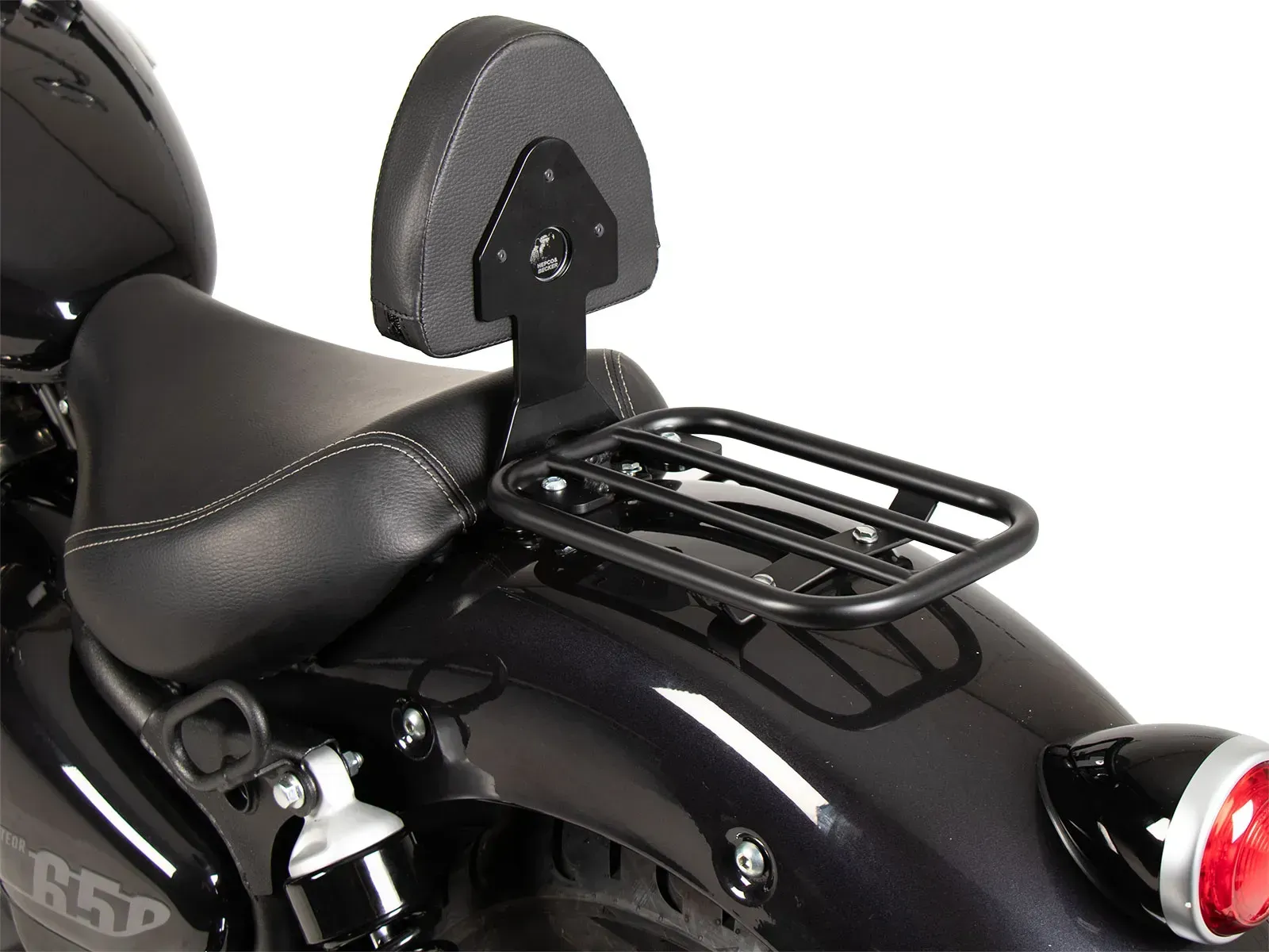 Rider backrest with upholstery for combination with Solorack 6137651 for Royal Enfield Super Meteor 650 (2023-)