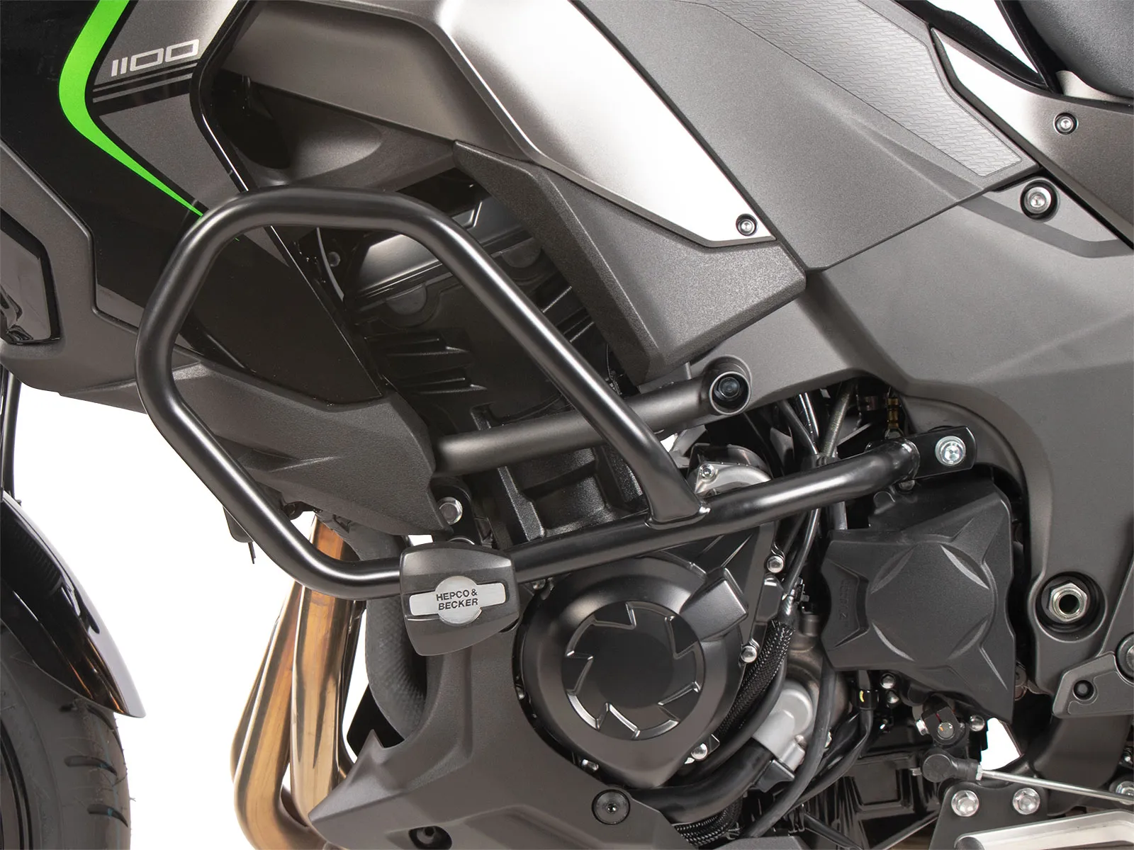 Engine guard incl. protection pad black for Kawasaki Versys 1100 / SE (2025-)