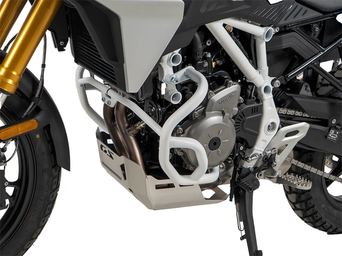 White engine guard for BMW F 450 GS (2026-)