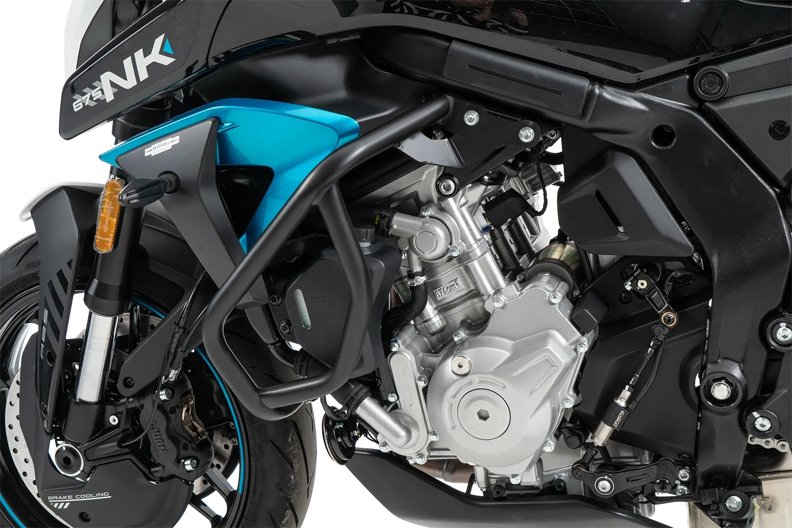 Engine guard black for CF MOTO 675 NK (2025-)