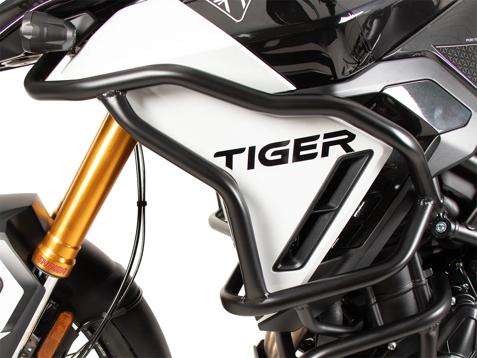Tank guard "Solid" black for Triumph Tiger 900 Rally Pro (2024-)