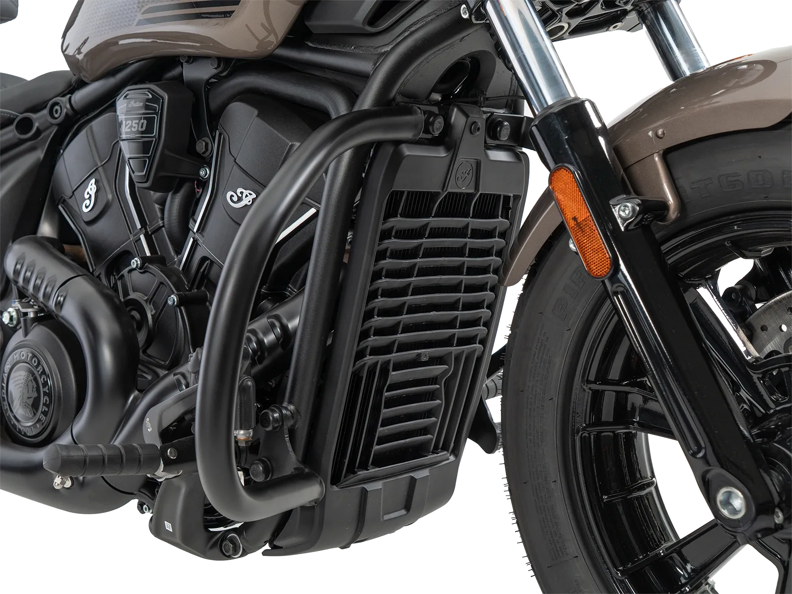 Engine guard black for Indian Sport Scout Sixty (2026-) (for forward-mounted footrest system)