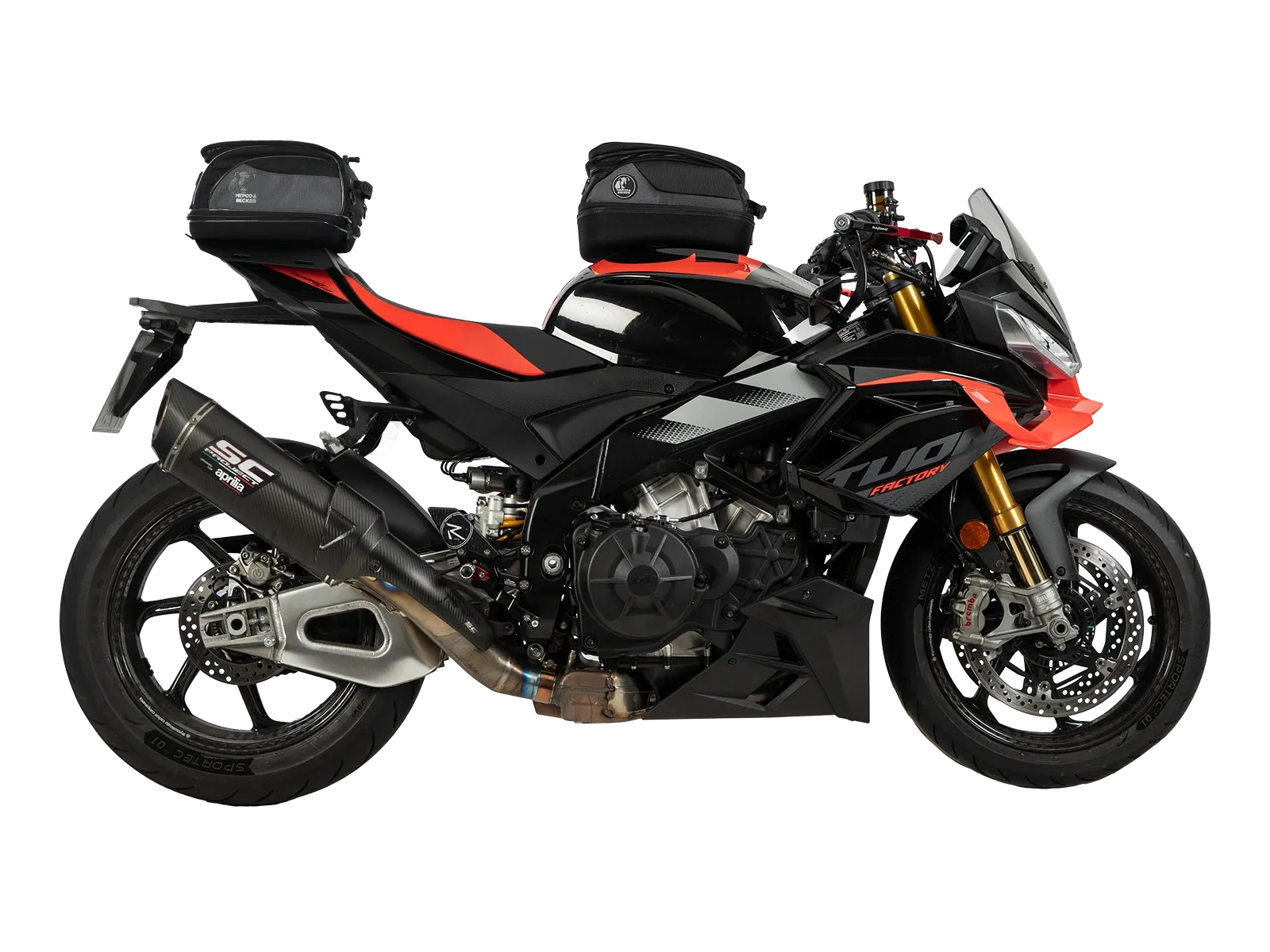 BASIC tank ring incl. tank bag lock unit for Aprilia Tuono V4 Factory (2025-)