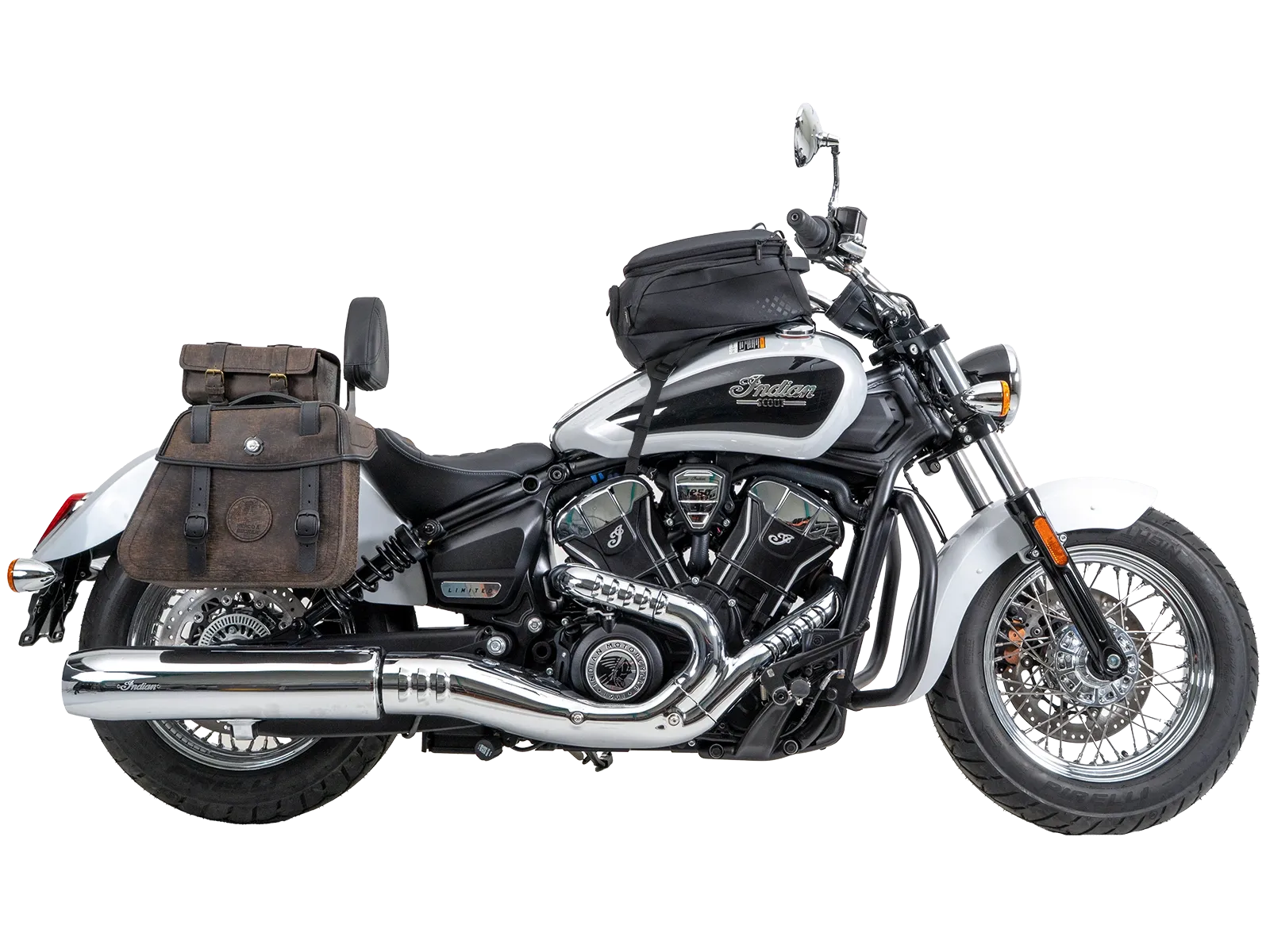 Solorack with backrest black for Indian Scout Classic (2025-)