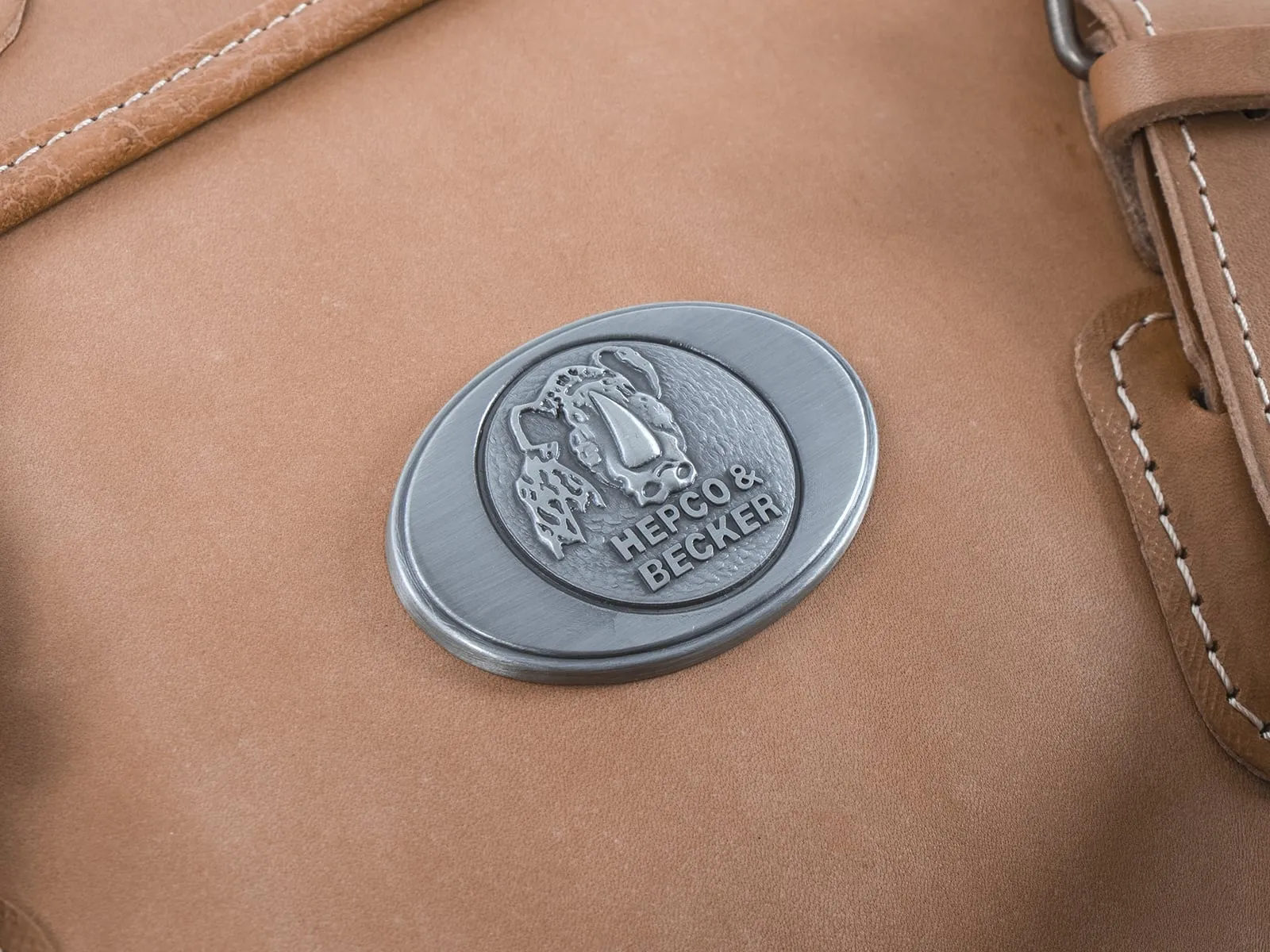Leather single bag Buffalo brown left for C-Bow holder
