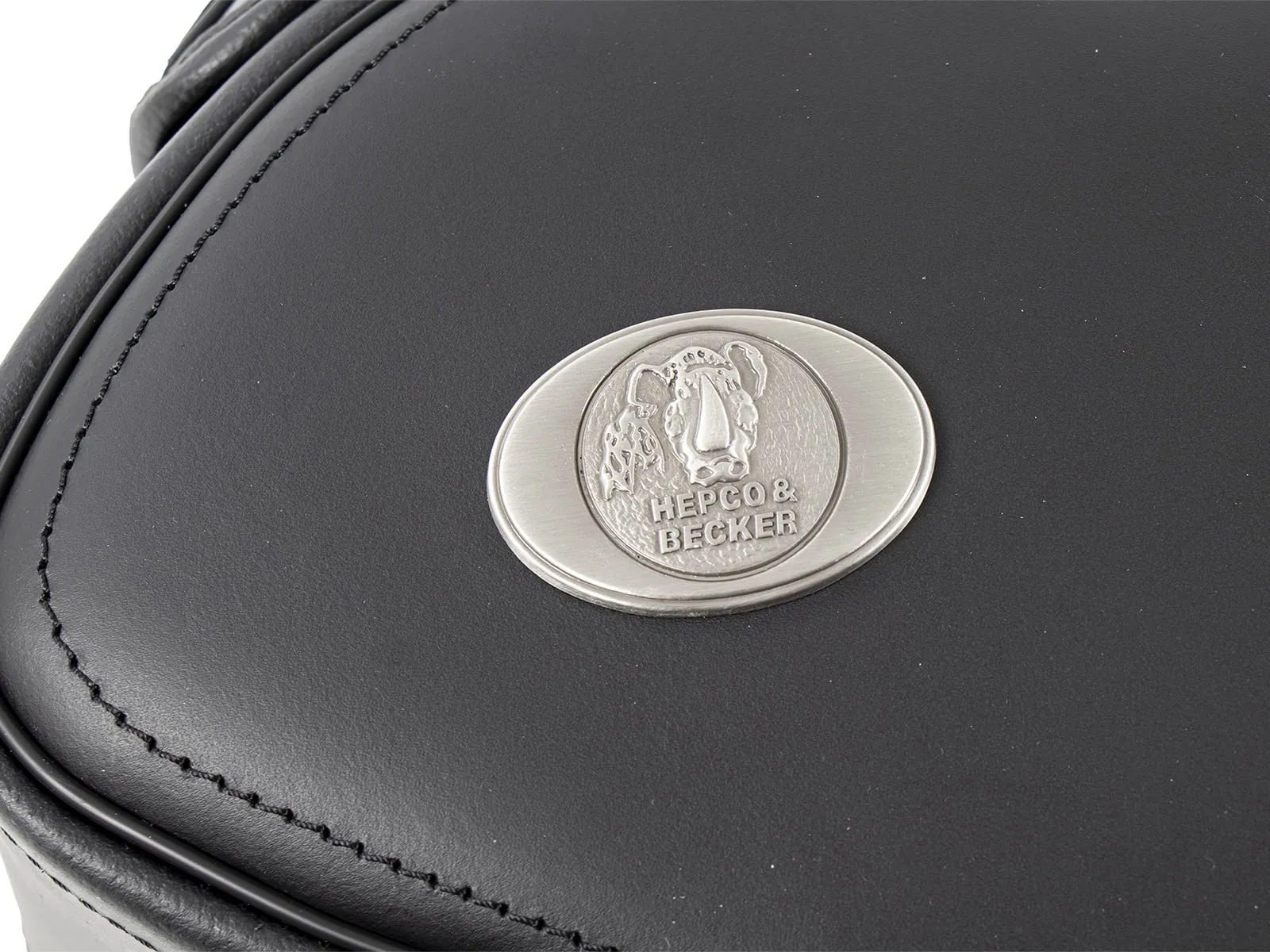 Leather single bag Ivory black left for C-Bow holder