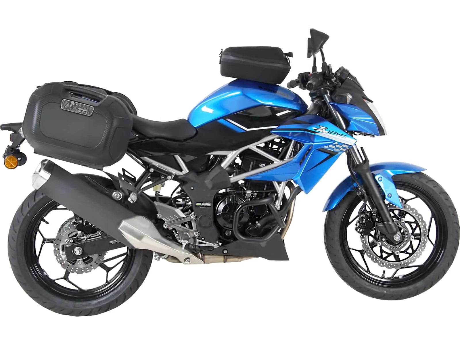 C-Bow side carrier black for Kawasaki Z 125 (2018-)