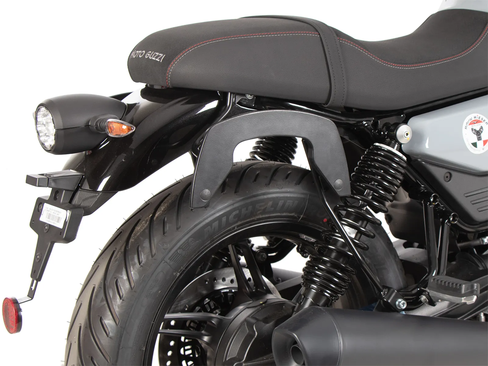 C-Bow side carrier black for Moto Guzzi V7 Sport (2025-)