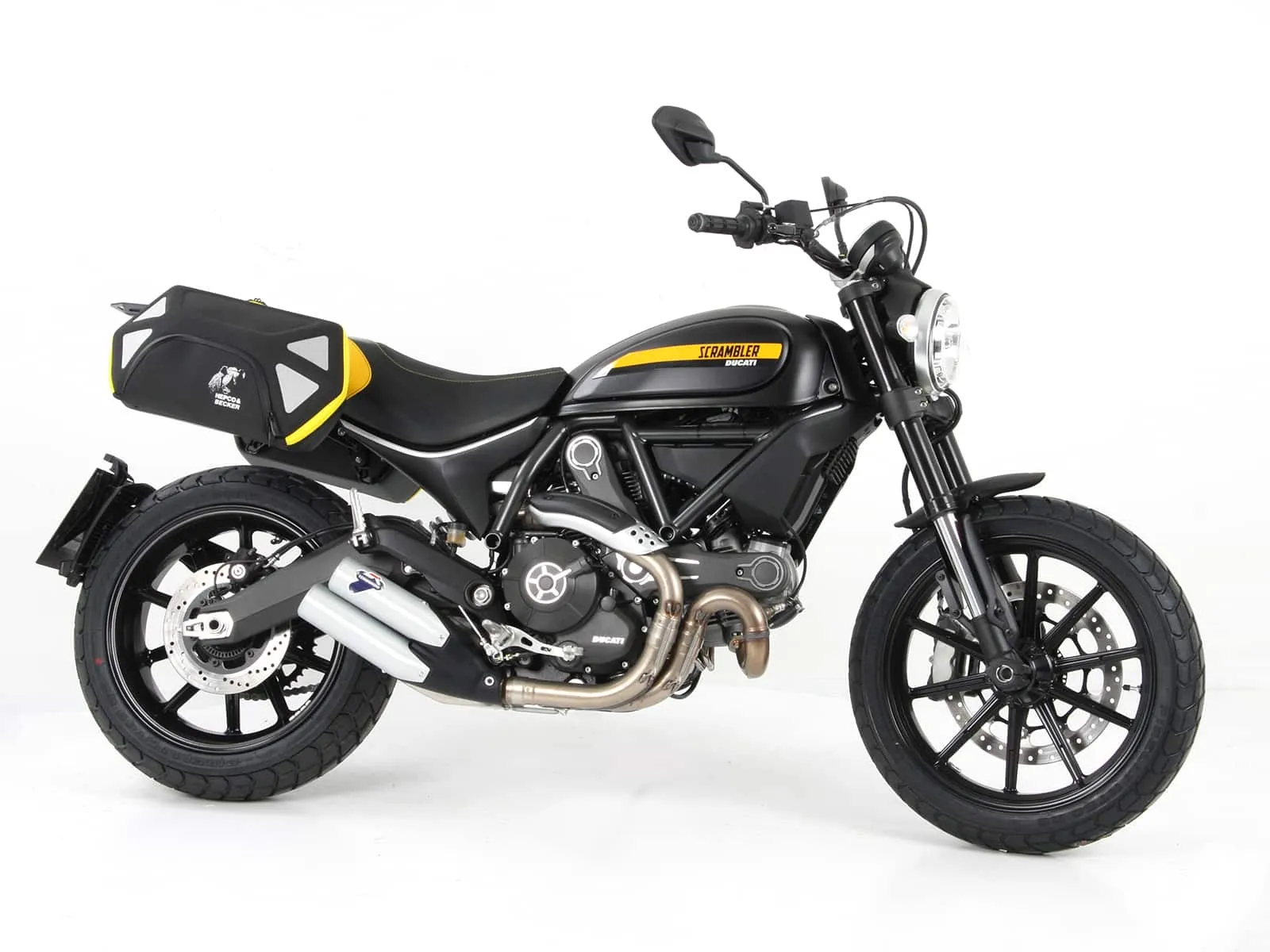 C-Bow side carrier black for Ducati Scrambler Sixty2 (2016-2020)