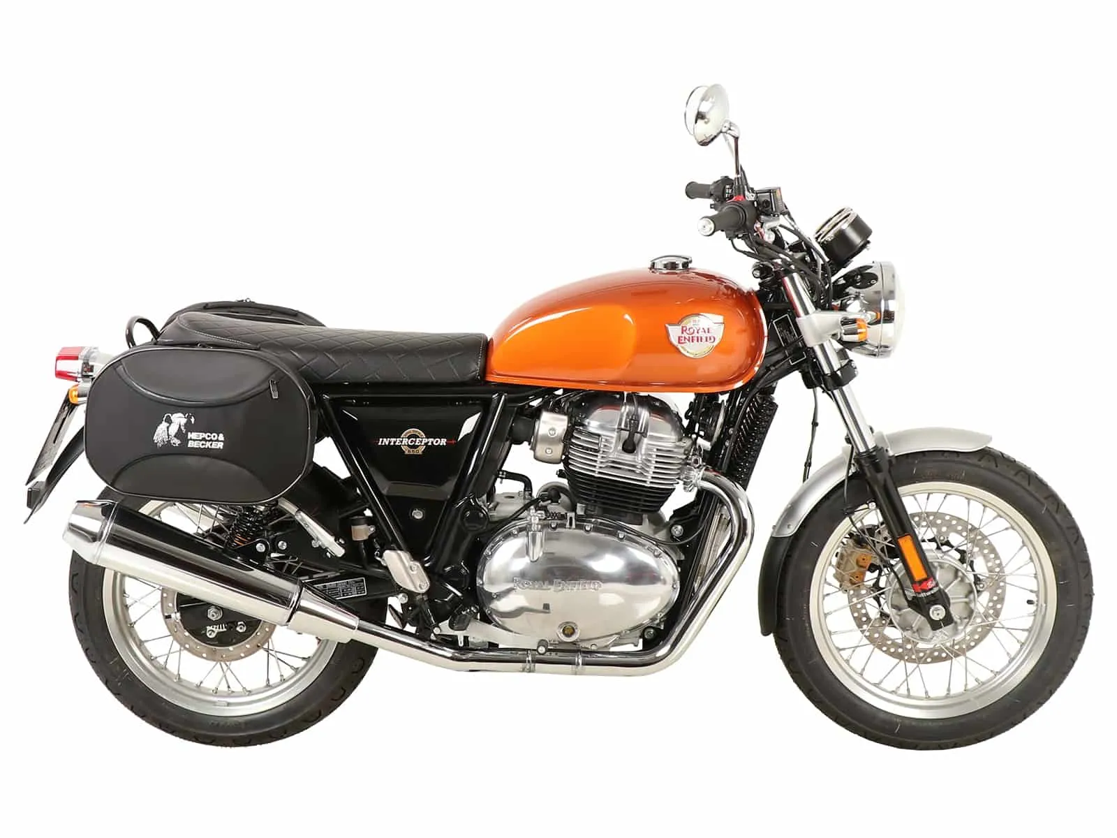 C-Bow side carrier chrome for Royal Enfield Interceptor (2018-) / Continental 650 / GT 650 (2019-)