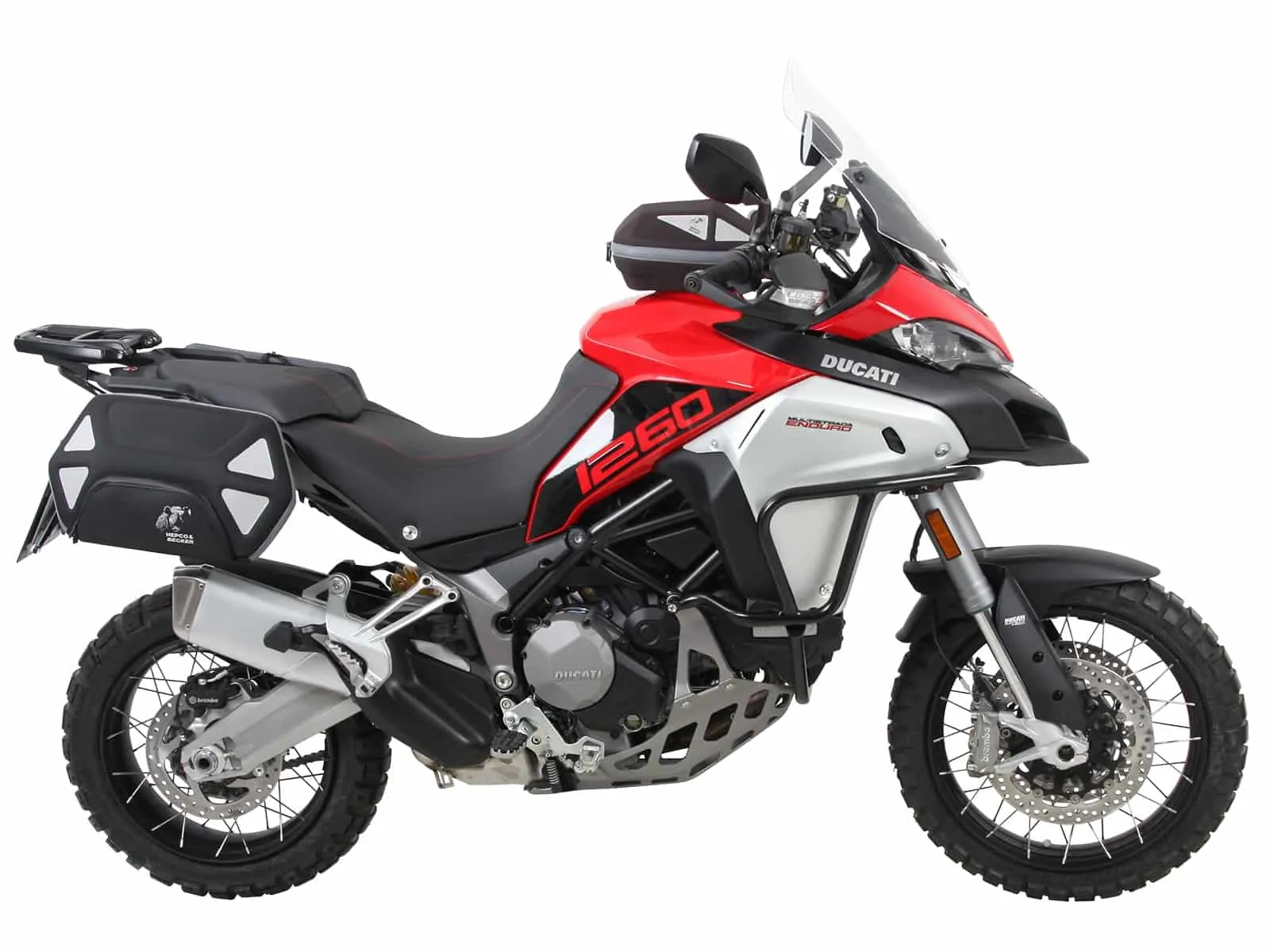 C-Bow side carrier black for Ducati Multistrada 1260 Enduro (2019-2021)