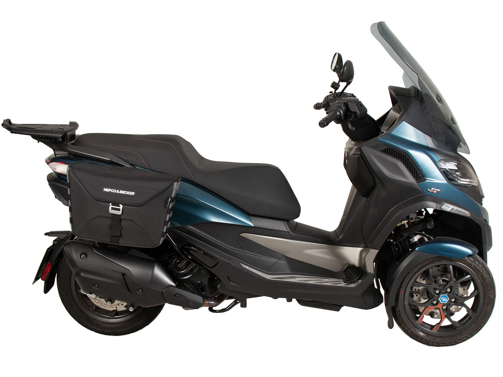 C-Bow side carrier black for Piaggio MP3 Exclusive 530 (2022-)