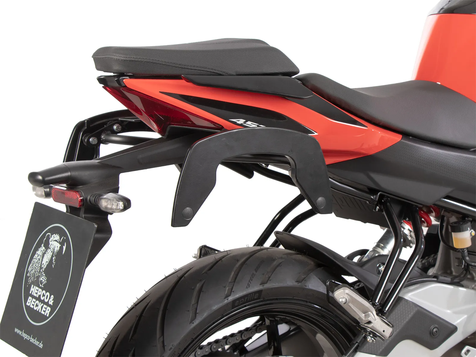 C-Bow side carrier black for Aprilia Tuono 457 (2025-)