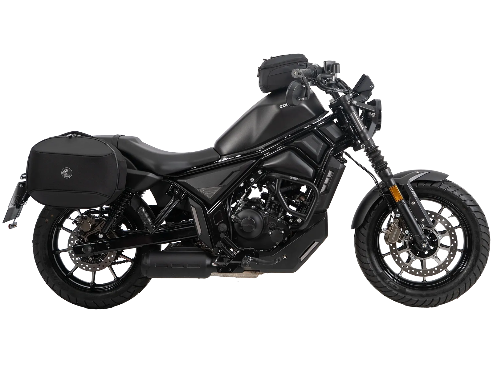 C-Bow side carrier black for Zontes 125-C2 (2025-)
