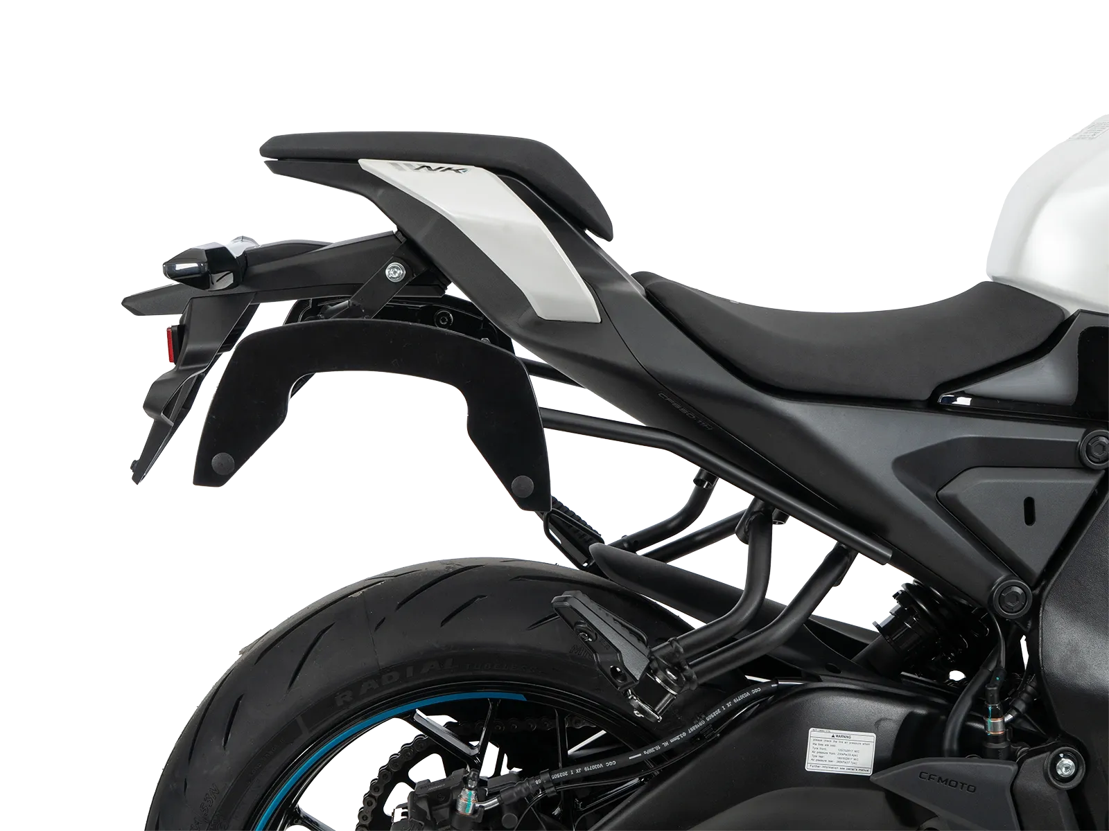 C-Bow side carrier black for CF MOTO 675 SR-R (2025-)