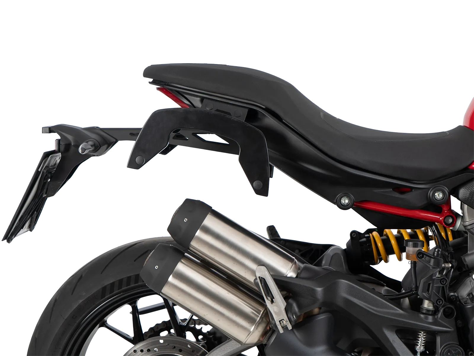 C-Bow side carrier black for Ducati Monster 890 / + (2026-)