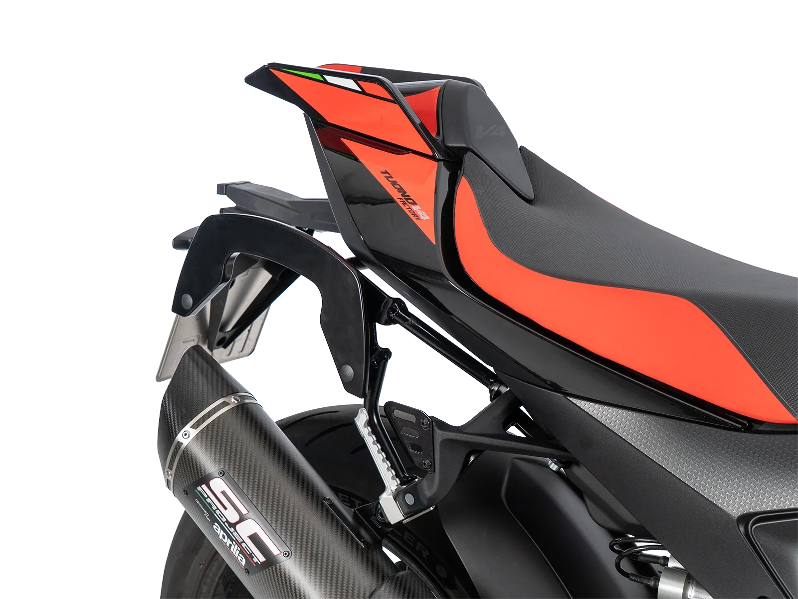C-Bow side carrier black for Aprilia Tuono V4 Factory (2025-)