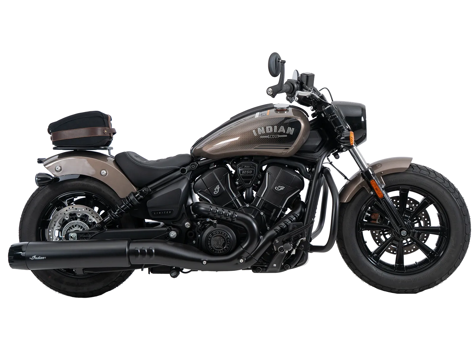 Legacy rear bag set for mounting on Hepco & Becker Soloracks