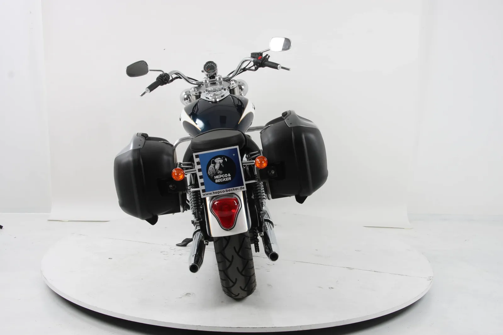 Side case carrier bolted chrome for Triumph Bonneville Speedmaster (2011-2017)