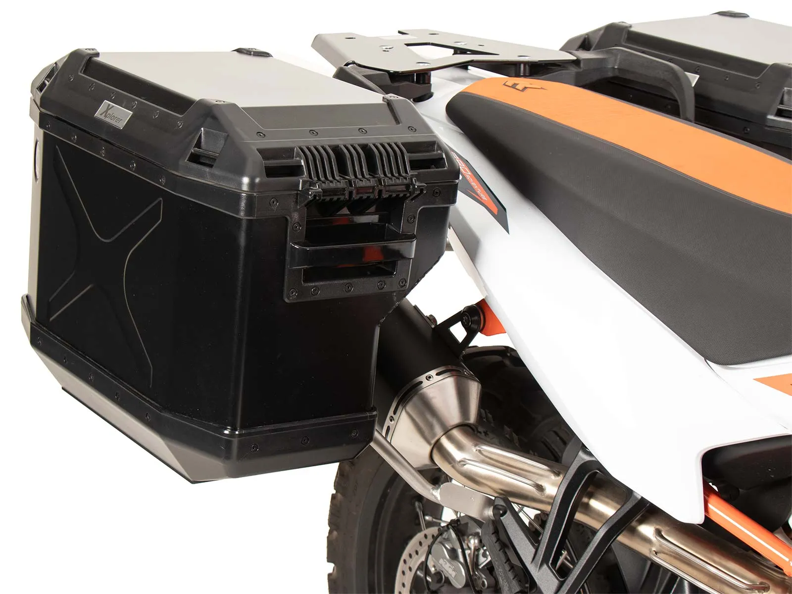 Side case carrier cutout for Xplorer cutout case 40/37 for KTM 890 Adventure / R / Rally (2023-)