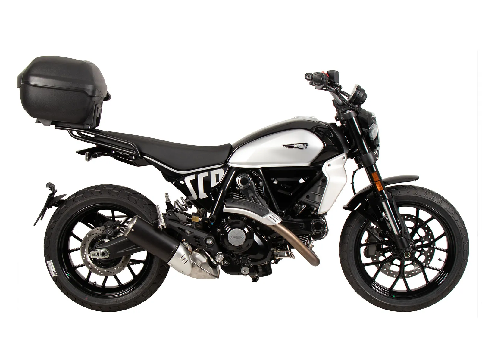 Alurack top case carrier black for Ducati Scrambler 800 Icon / Dark (2023-)