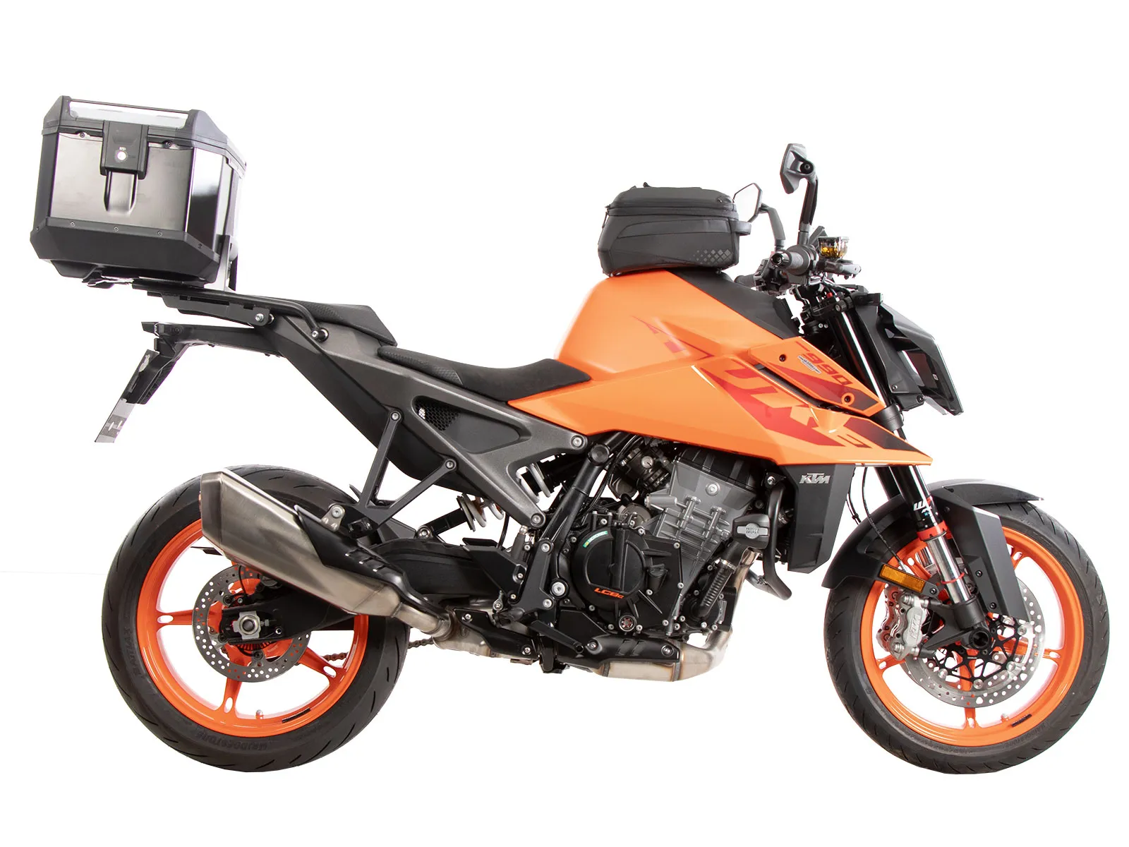 Alurack top case carrier black for KTM 990 Duke / R (2024-)