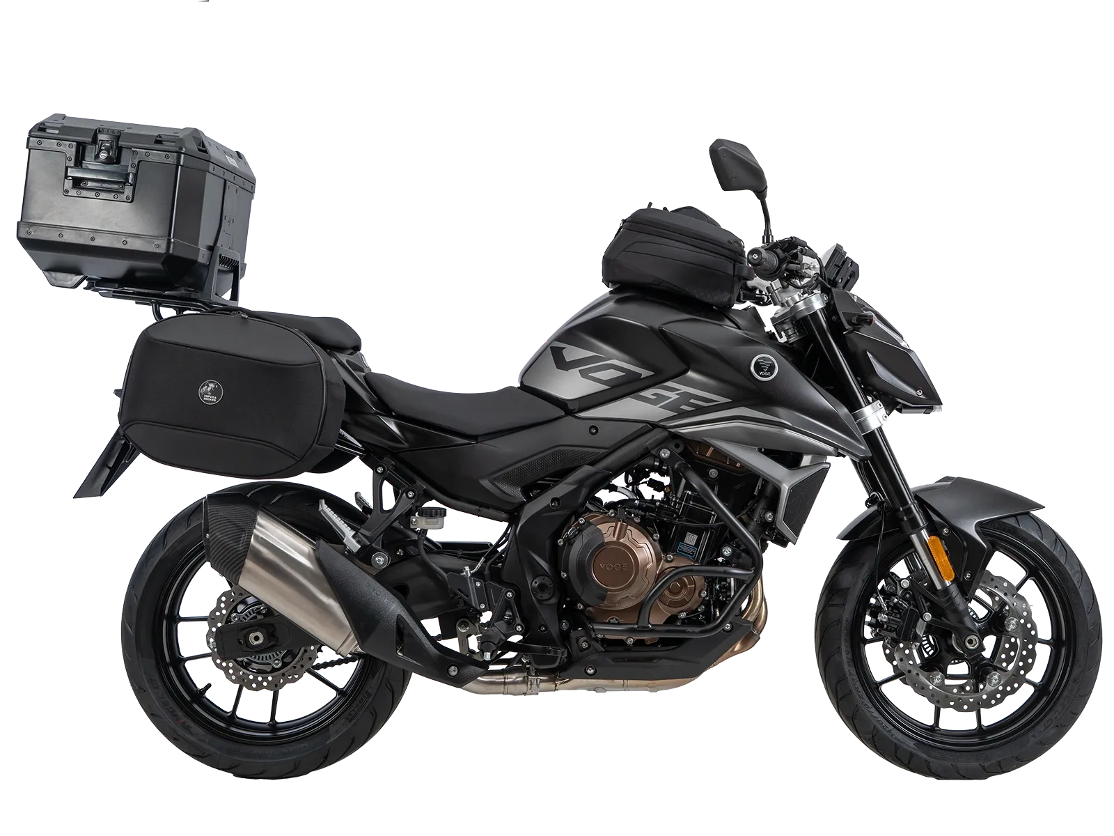 Alurack top case carrier black for Voge R 625 (2025-)