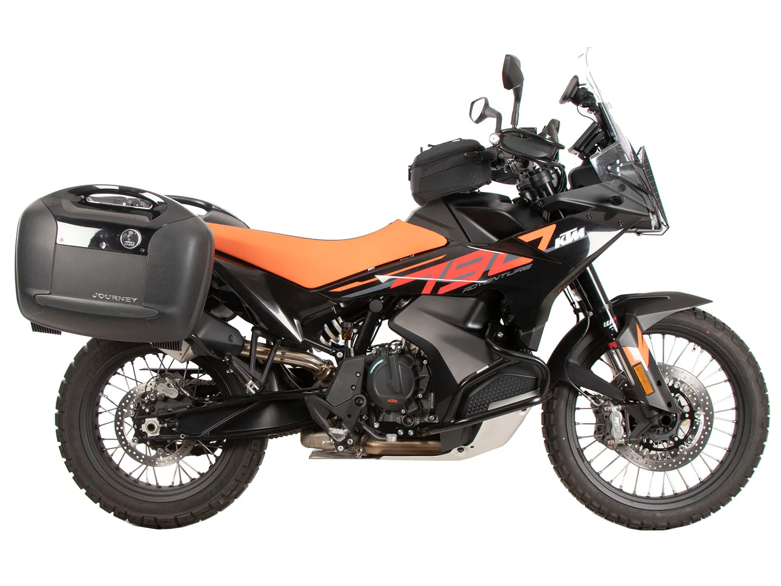Side case carrier fixed black for KTM 790 Adventure (2024-)