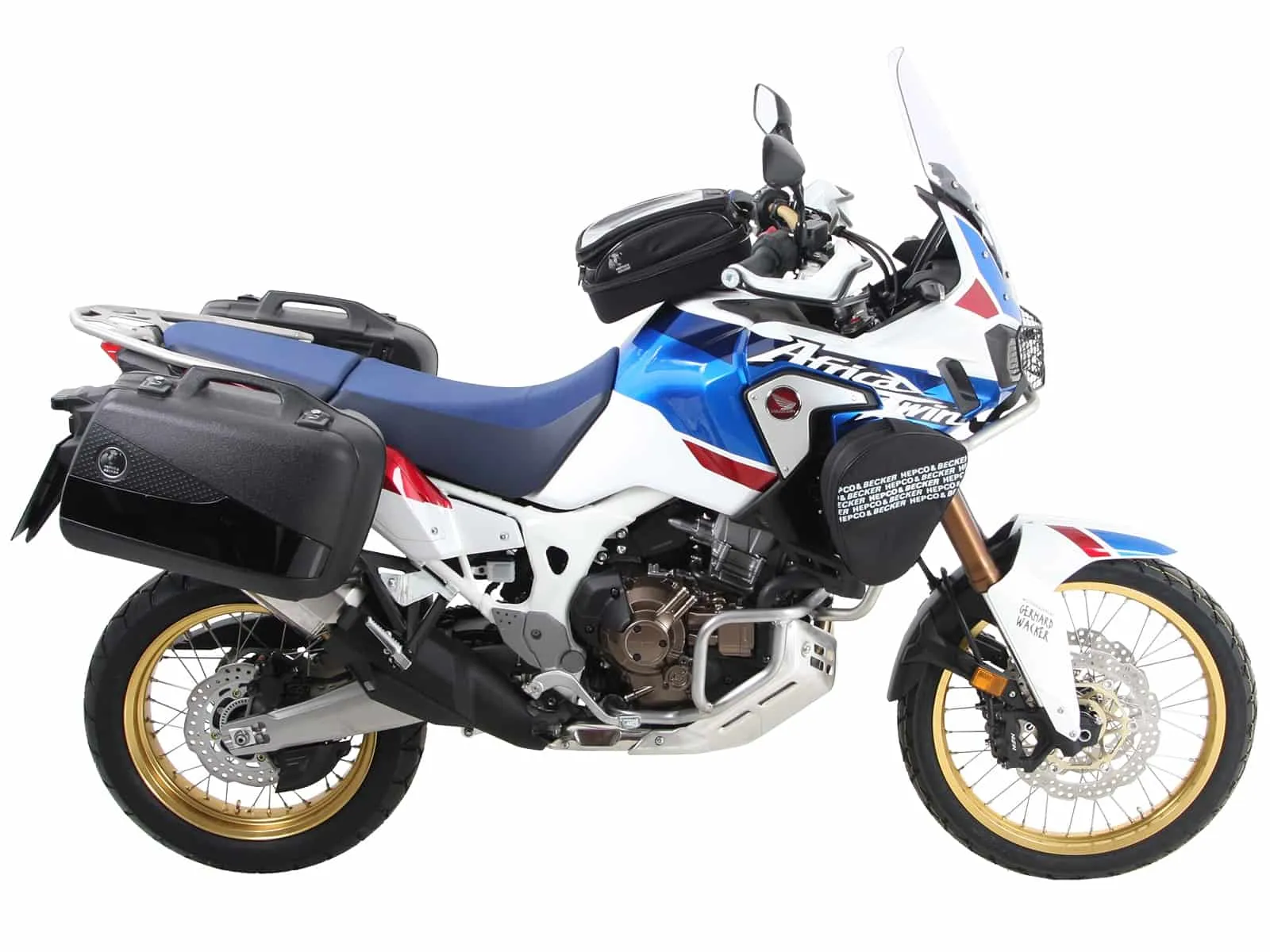 Side case carrier fixed black for Honda CRF 1000 Africa Twin (2018-2019)