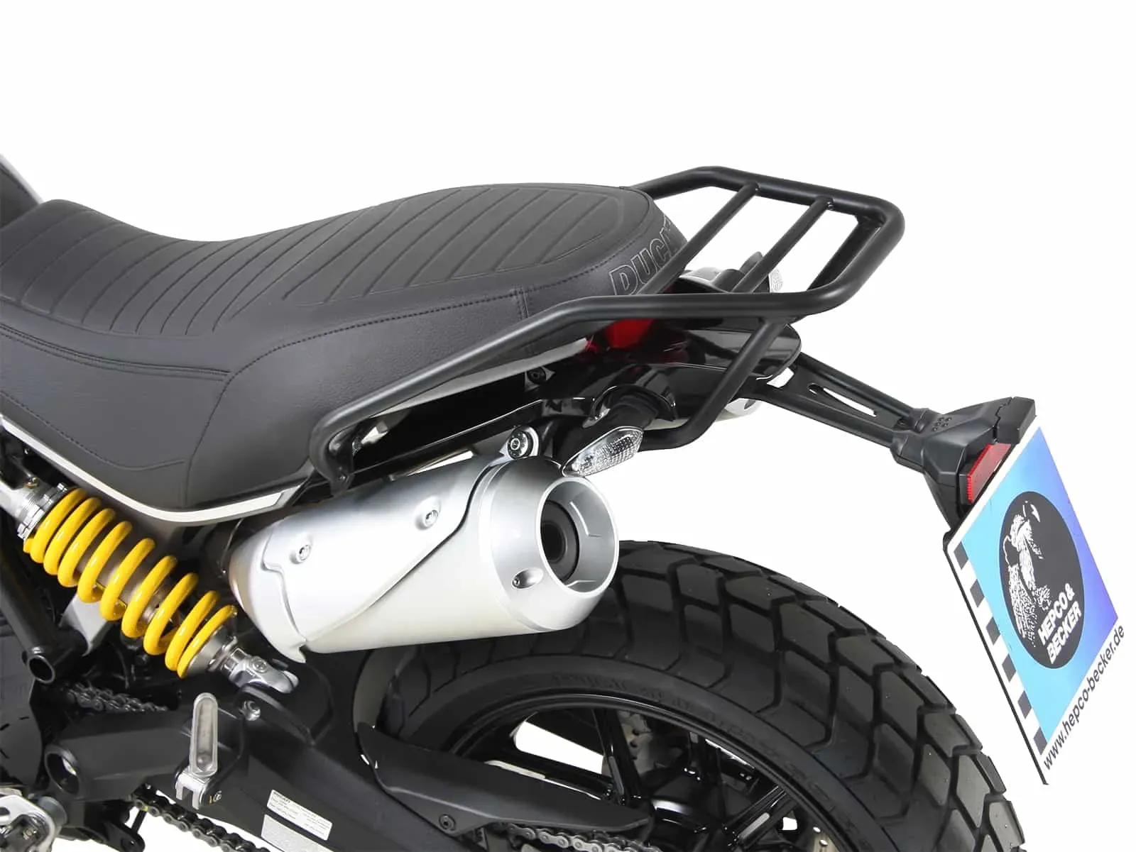 Tubular luggage rack black for Ducati Scrambler1100/Special/Sport (2018-2020)