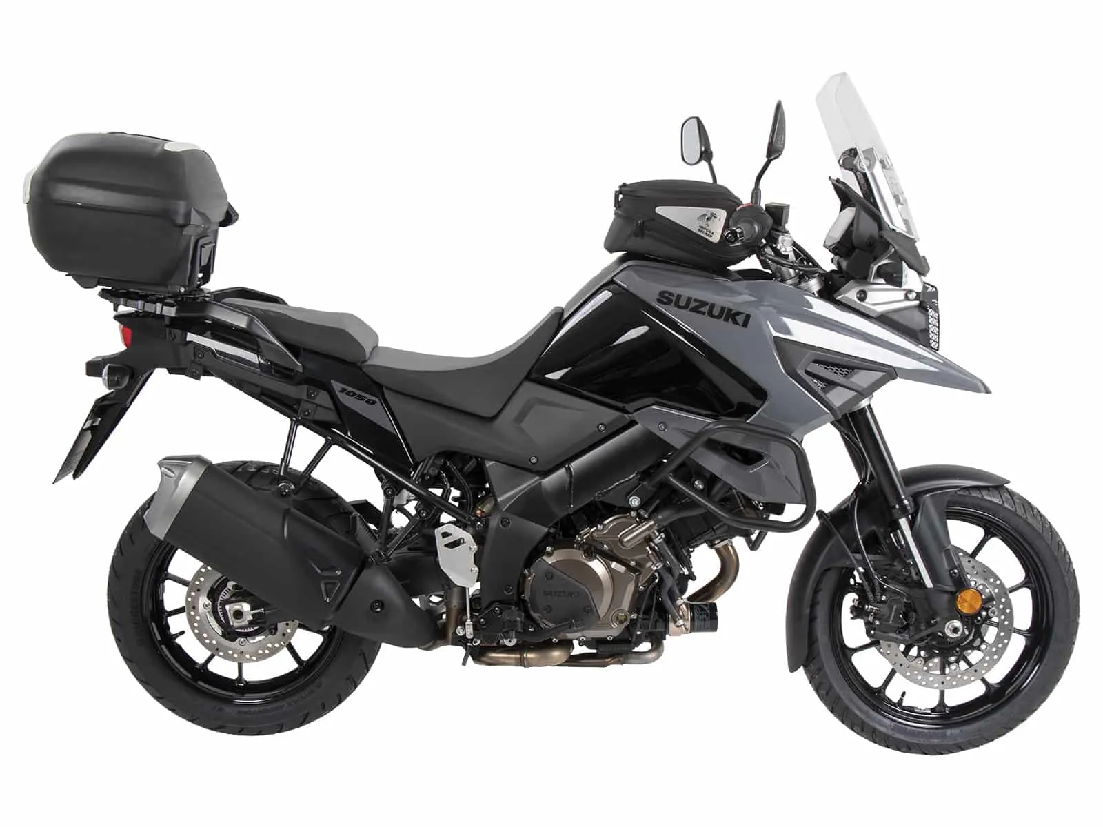 Alurack top case carrier black for combination with original luggage rack for Suzuki V-Strom 1050 / XT (2020-2022)