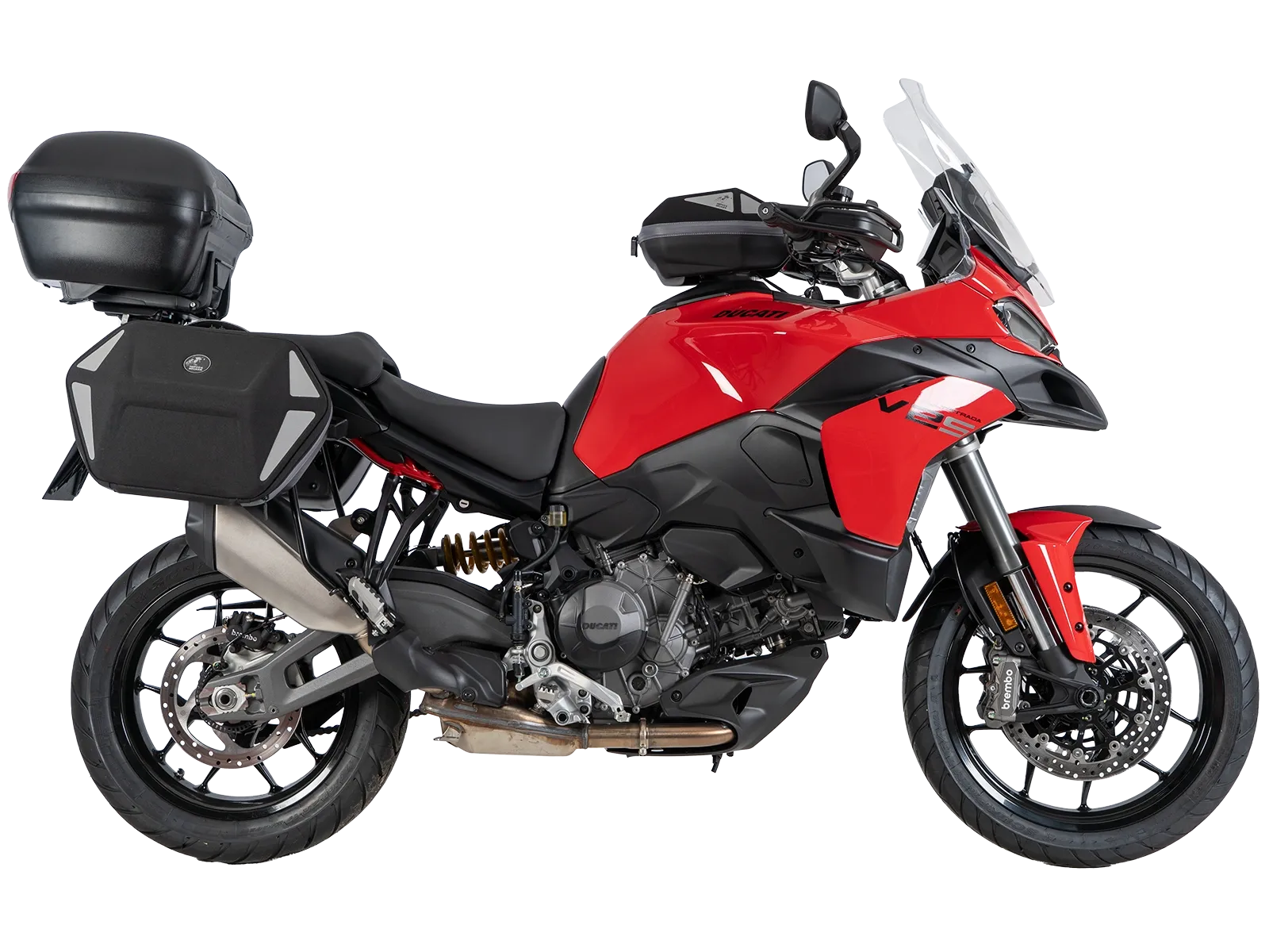 Alurack top case carrier black for combination with original luggage rack for Ducati Multistrada V2 / S (2025-)