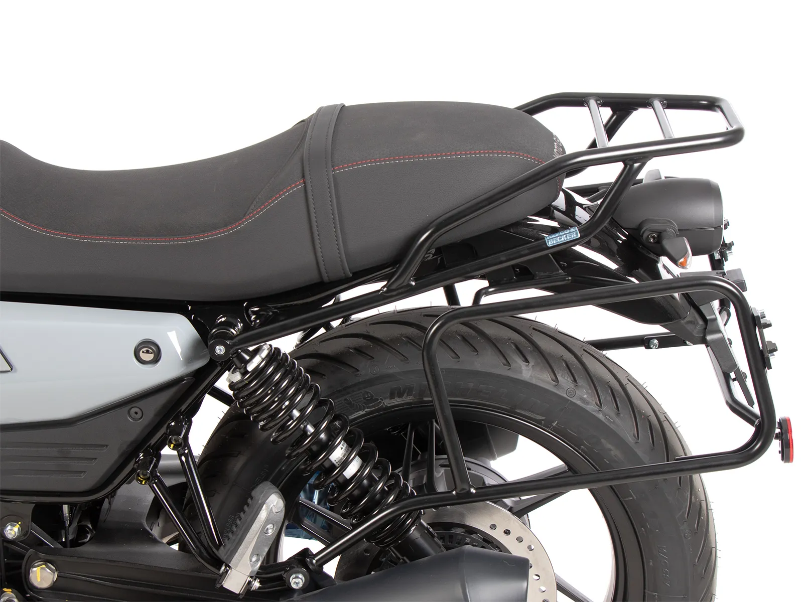 Tubular luggage rack black for Moto Guzzi V7 Stone (2025-)
